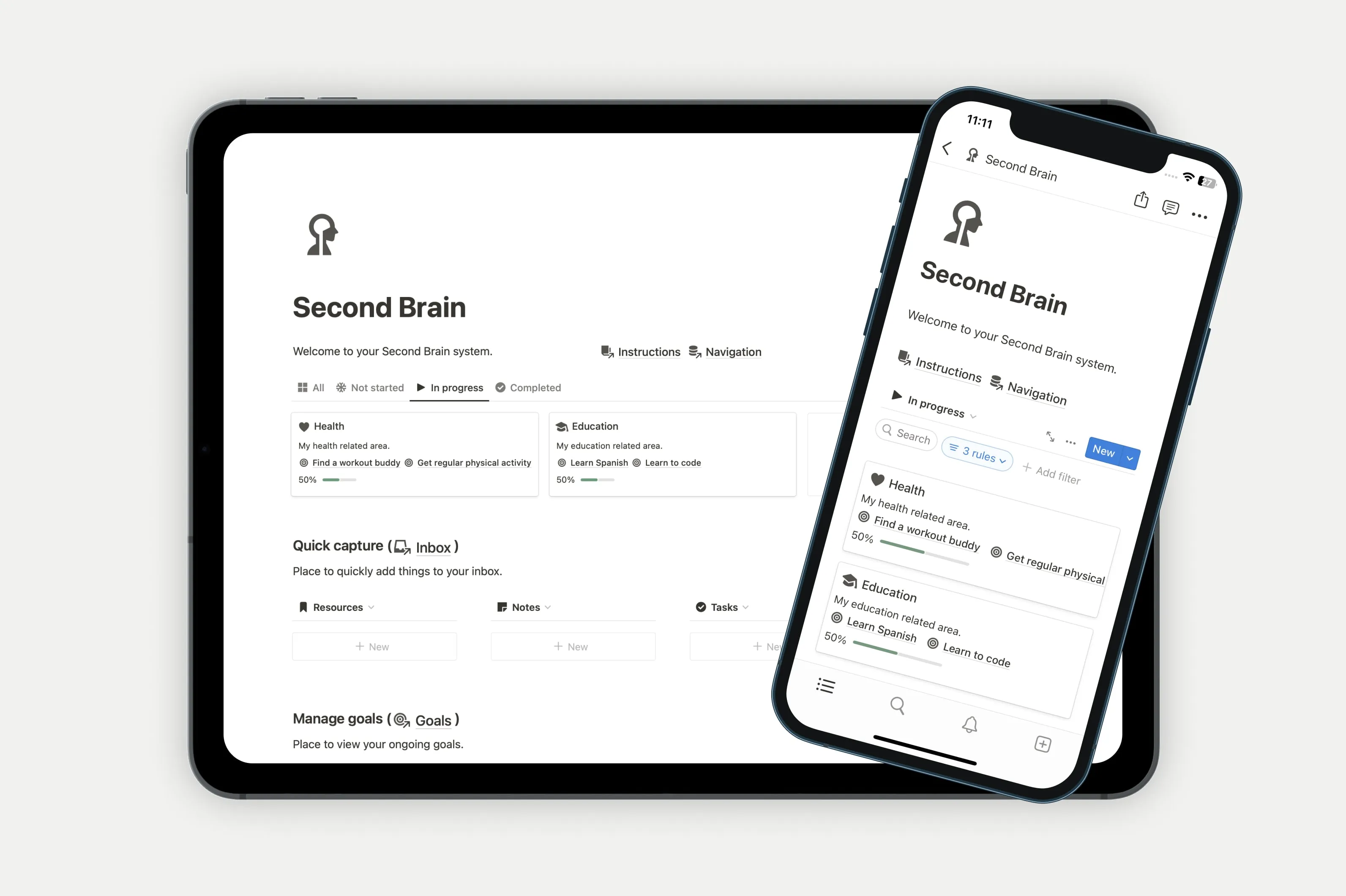 Notion Second Brain Free